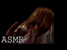 ASMR Playing with long hair (🎧 soft spoken/whisper, brushing)