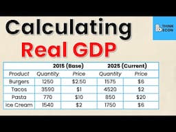 How to Calculate Real GDP | Think Econ