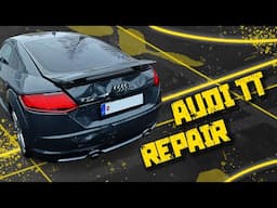 AUDI TT. Rear end repair. Ремонт задней части.