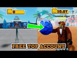 0 to 10T Strength Without Robux - Noob Spent 1000 Hours In Muscle Legends - Free Top Account!!