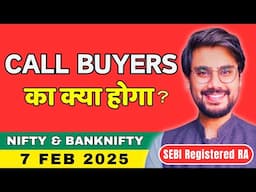 Nifty and BankNifty Prediction for Friday, 7 Feb 2025 | BankNifty Option Tomorrow | Rishi Money