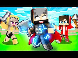 Growing Up As THOR in Minecraft! (Hindi)