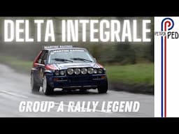 Driving a 500hp 1100kg Works Lancia Delta Integrale Rally Car !