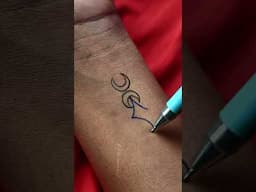 Amazing tattoo trick  video 😱😊😇 #viralvideo #tattoo #artistkumresh