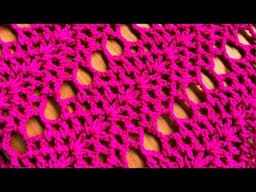 Crochet chevron / ripple lace stitch