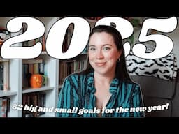 52 in '25 ✨ all my writing, reading, publishing, crochet, & other goals for the new year!