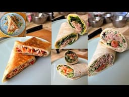 Delicious 5 Easy Tortilla Wrap Recipe at Home || Easy and Creative Recipes for Every Taste