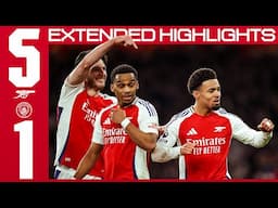 EXTENDED HIGHLIGHTS | Arsenal 5-1 Manchester City | All the goals & moments from a five-goal feast!