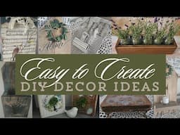 7 WOOD SCRAP DIYs for BEGINNERS!- Create Beautiful Decor for Resale OR your Home