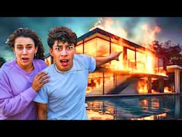 The ROYALTY FAMILY HOUSE is on FIRE..!! (Ferran Heartbroken) LA Fires