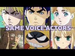 JoJo Phantom Blood (Part 1) All Characters Japanese Dub Voice Actors Seiyuu Same Anime Characters