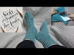 How to knit socks on Single-pointed needles