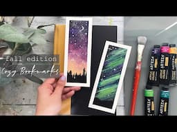 Easy Night Sky Galaxy Bookmark Painting For Beginners!