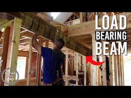 How to Remove a Load-Bearing Wall to Create a Open Floor Concept ||| Dream Home Renovation Ep.3