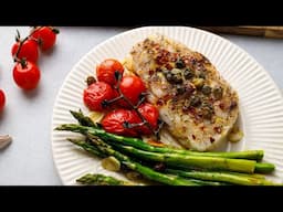 Easy Mediterranean Cod and Asparagus [Sheet Pan Meal]