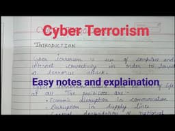 cyber terrorism | cyber terrorism in cyber security