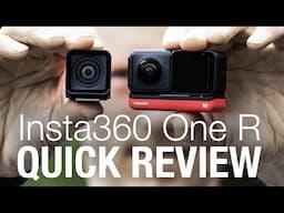 I was sceptical at first but... QUICK REVIEW of the Insta360 One R