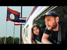 $6 Train From Thailand to Laos (Crossing the Border!) 🇹🇭 🇱🇦