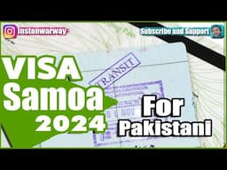 Samoa visa for Pakistani 2024