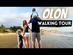 WALKING TOUR OF OLON ECUADOR (SEE WHERE WE LIVE!)