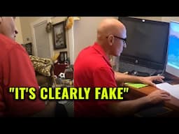 "AI Is Out Of Control!" Man Shares Dad Unable To Tell Video Isn't Real