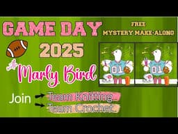 Play with Yarn Balls not Footballs! 🏈 Game Day Mystery Make-Along 2025 Details!