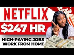 Netflix Is Hiring Remote! GET PAID $9,880/WK | REMOTE WORK FROM HOME JOBS 2025