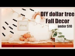 DIY Dollar Tree Fall Decor under $10