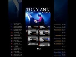 2025 WORLD TOUR 🌎🎹 👉 https://tix.to/tonyanntour