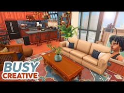 Busy Creative Apartment // The Sims 4 Speed Build: Apartment Renovation