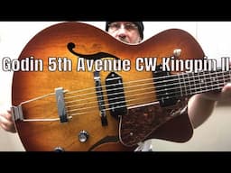 Godin 5th Avenue CW Kingpin II - Cognac Burst Demo