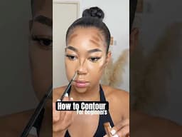 HOW TO CONTOUR for beginners #makeuptutorial #makeup #makeupartist #makeuptips #contour