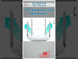 TP-Link Archer C50 AC1200 Dual Band Wireless Cable Router | best for home | #shorts #shortsvideo