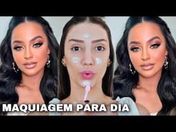 MAKE PARA FESTAS DURANTE O DIA *MAQUIAGEM PARA DIA* TUTORIAL COMPLETO