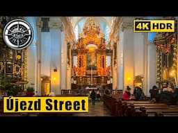 Prague Walking Tour of Lesser Town - What's Hidden on Újezd Street 🇨🇿 Czech Republic 4K HDR ASMR