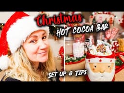 Hot Chocolate Bar ideas & set up