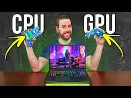 This Gaming Laptop has Separate CPU & GPU!