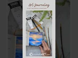 Invitation to Calm Down & Paint 🎨 #artjournal #calmdown