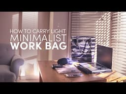 What's in My Bag? How to Pack a Minimalist Work Bag EDC | How to Find a Lasting Bag | Slow fashion