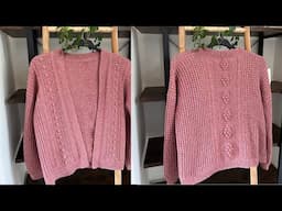 Crochet Bobble Cardigan Pattern