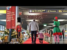 Kerst op Schiphol = dansen met de kerstman