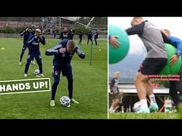 How Famous Football Teams Train! 😮 Secret Team Trainings 🤐 Real Madrid, Brazil, Barcelona & More