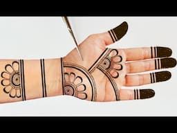 New Simple Full hand Mehndi design | Bharwa Mehndi |Easy Front hand Mehndi design |Mehandi ki design