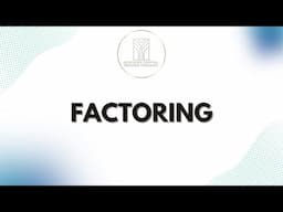 Factoring