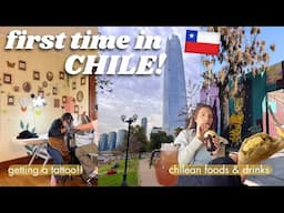 ONE WEEK in Santiago, Chile 🇨🇱 first tattoo + exploring lots chilean foods / travel vlog day 1&2