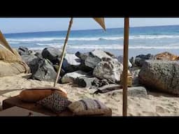 Bedouin flex tent on the beach