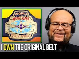 Barbarian Has the Original WCW Hardcore Title!