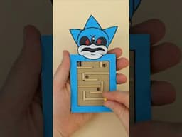 Sprunki Sonic.EXE Cardboard Maze Game & Paper Crafts #shortsfeed #cardboardcrafts #trending