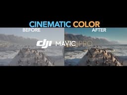 Dji Mavic Pro Professional Polished Cinematic Footage Dlog Test. Before And After