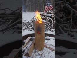 2 Different Log Fires You can Make! #bushcraft